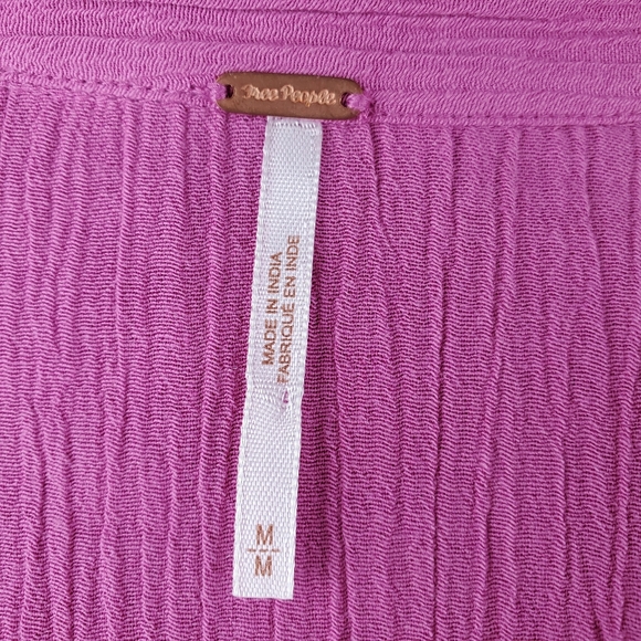 Free people long sleeve top with buttons - Picture 7 of 9